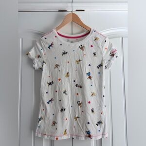Walt Disney World Official Parks Fab 5 Women's Size Small White T Shirt‎